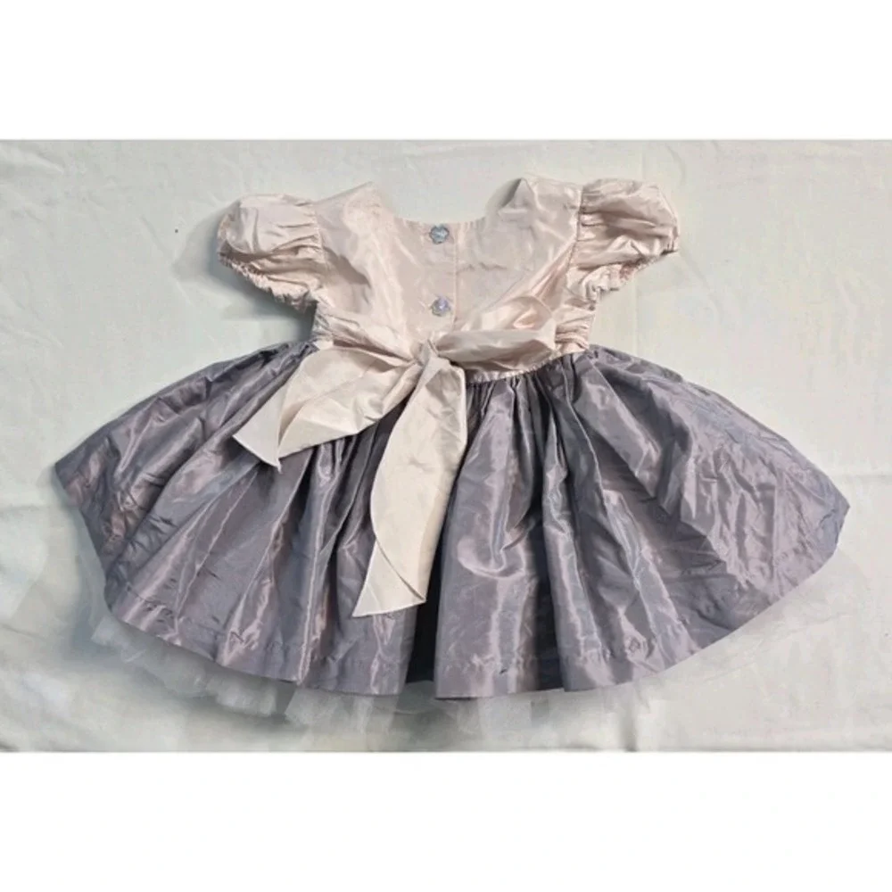 Vintage Cassie's Creations By California Tutu Dress 24‎ Mn  Lined Wedding Party